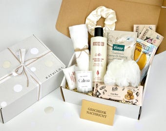 Personalized gift box for women, girlfriend gift, birthday gift for women, wedding gift, wellness box for mothers in 4 variations