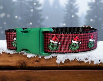 The Grinch Christmas Dog Collar