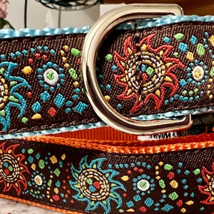 Southwestern dog collar