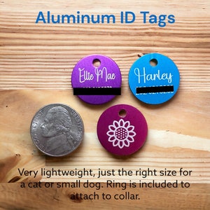 Custom Cat/Dog Tags Laser Engraved/Small Dog Personalized Tags