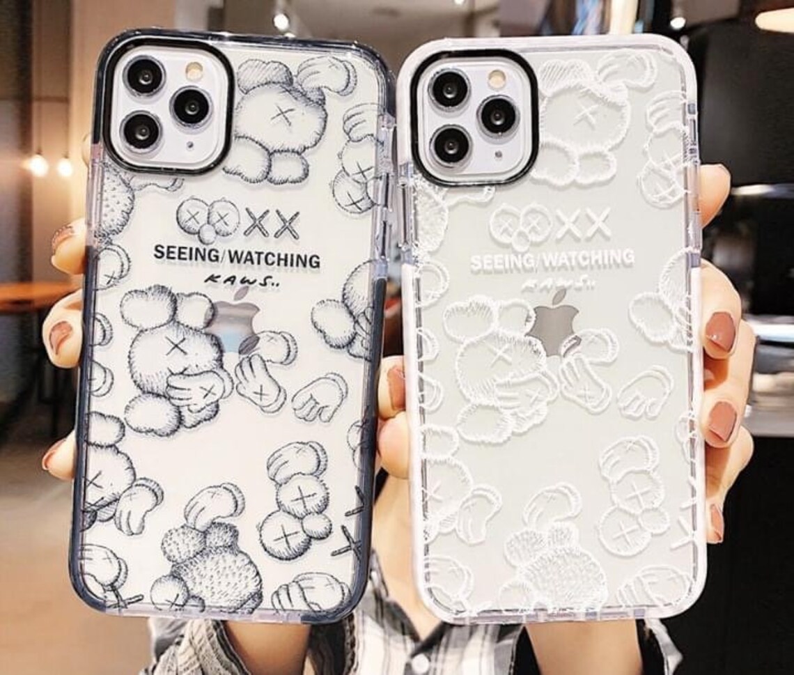 Clear kaws iPhone Case 7/8 plus x/xs XS max 11 11 pro Etsy