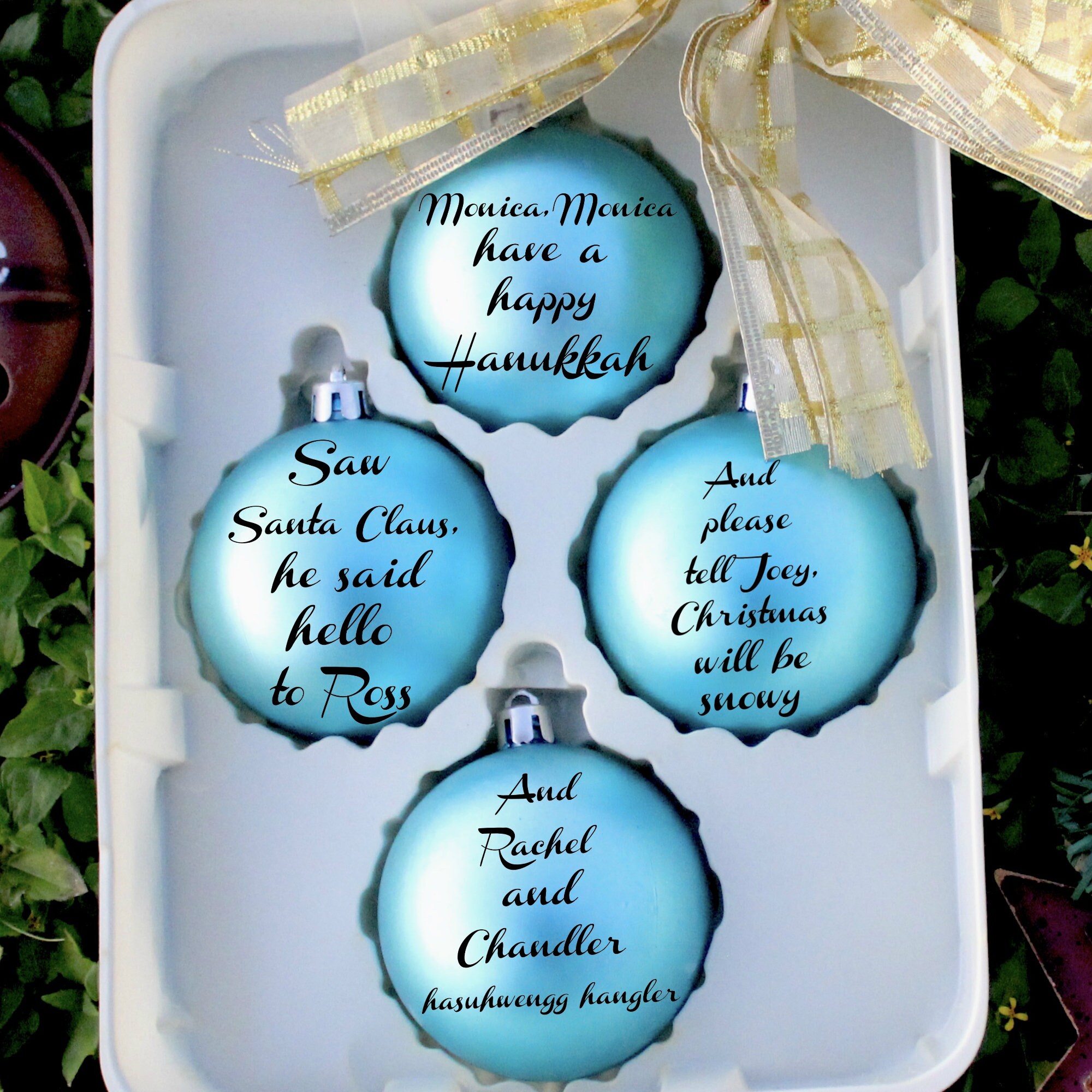 Friends Ornament set. Instant Download Click here for more Etsy
