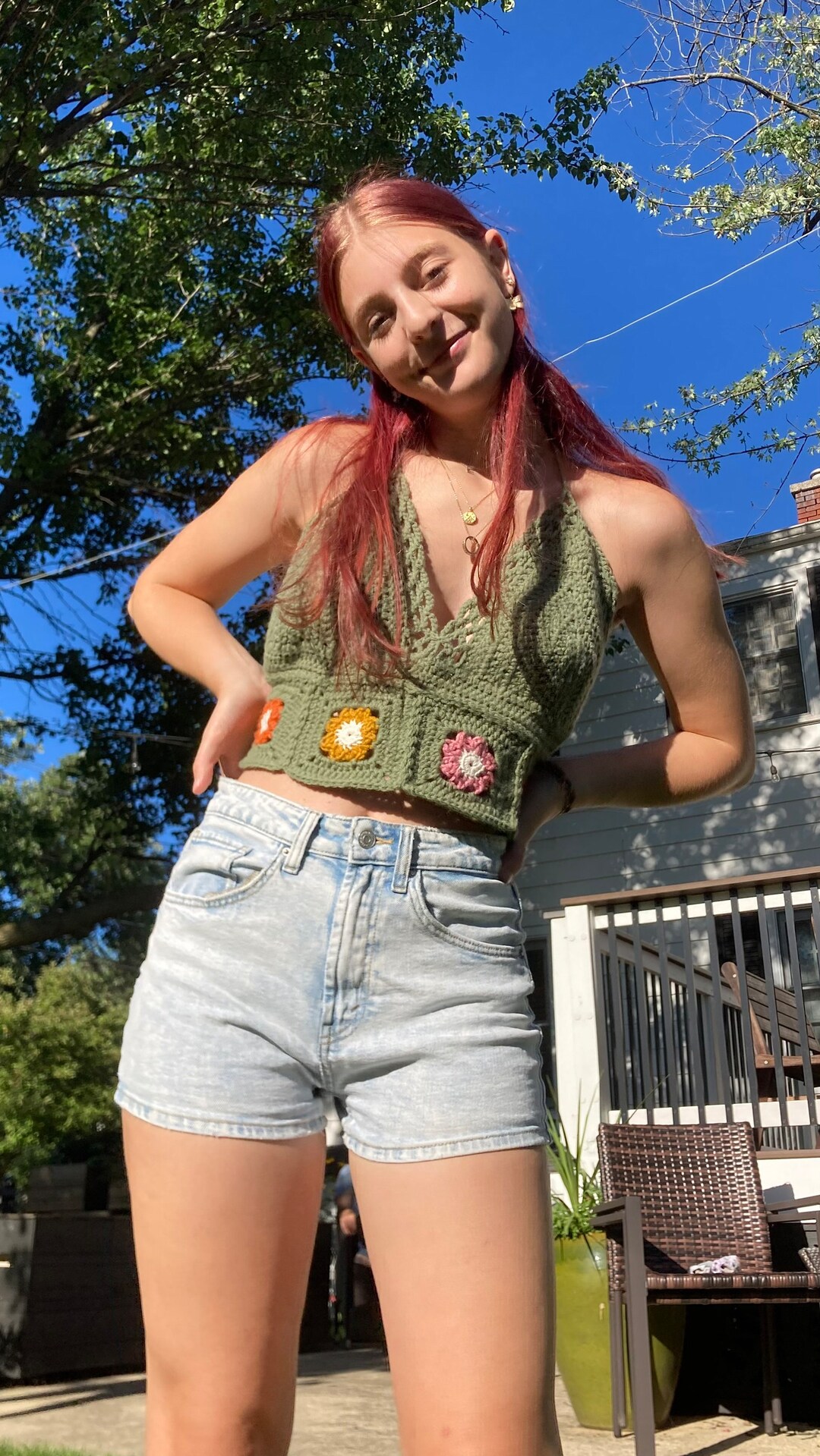The Floral Crochet Bralette