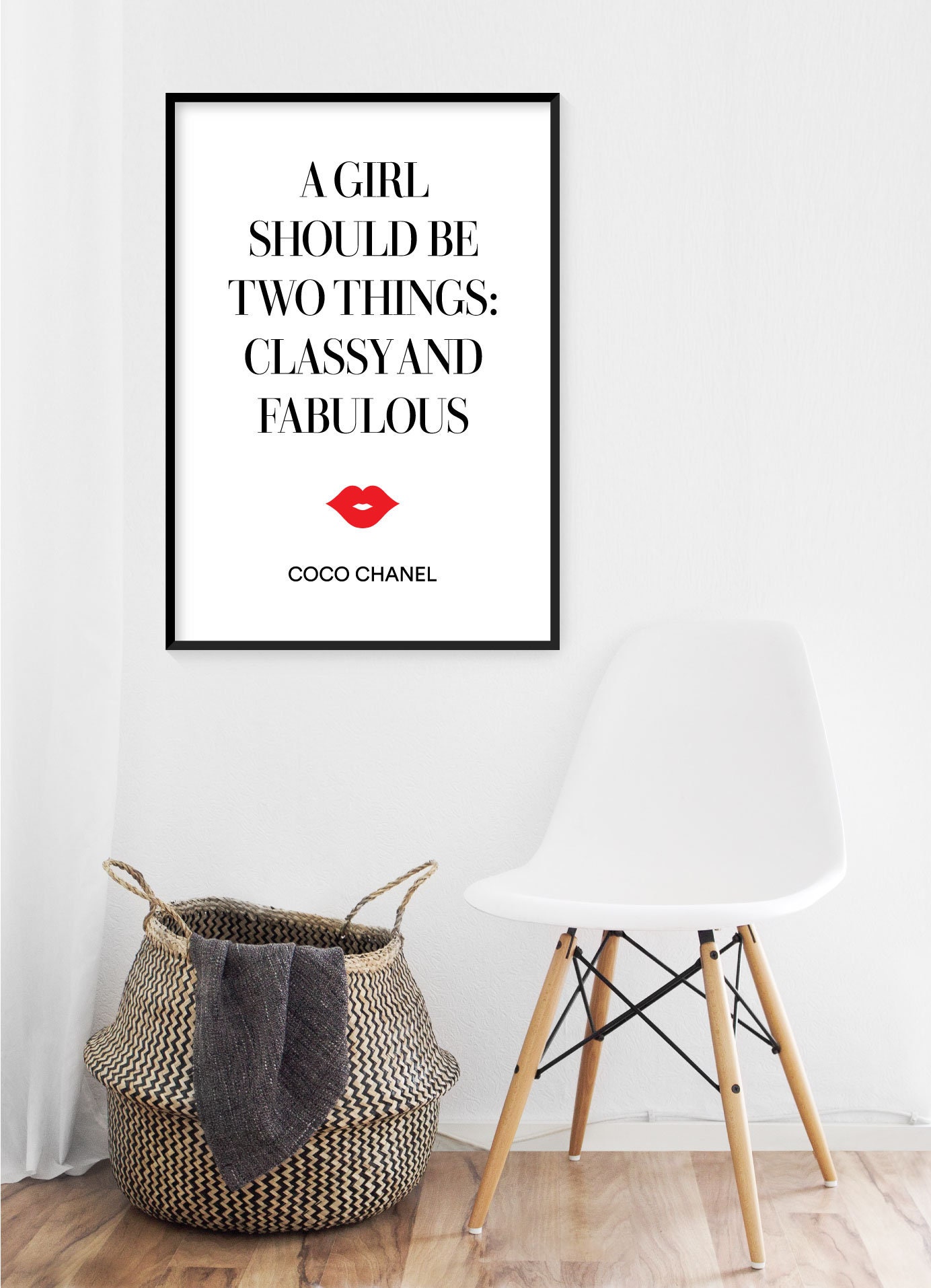 Classy & Fabulous Print Poster Wall Art Etsy