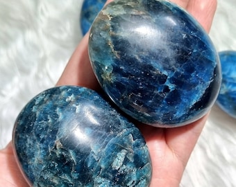 Blue Apatite Palmstone