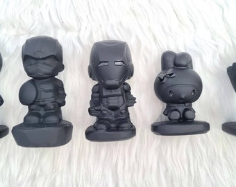 Black Obsidian Carving