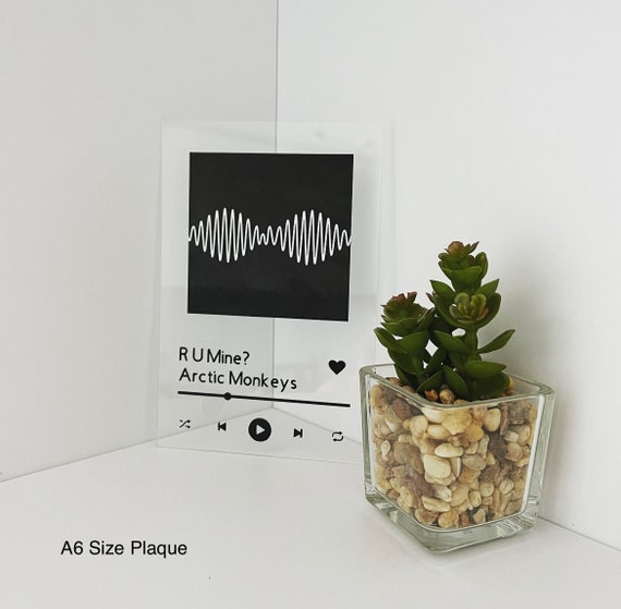 Placa de música personalizada Spotify Canción acrílica con foto