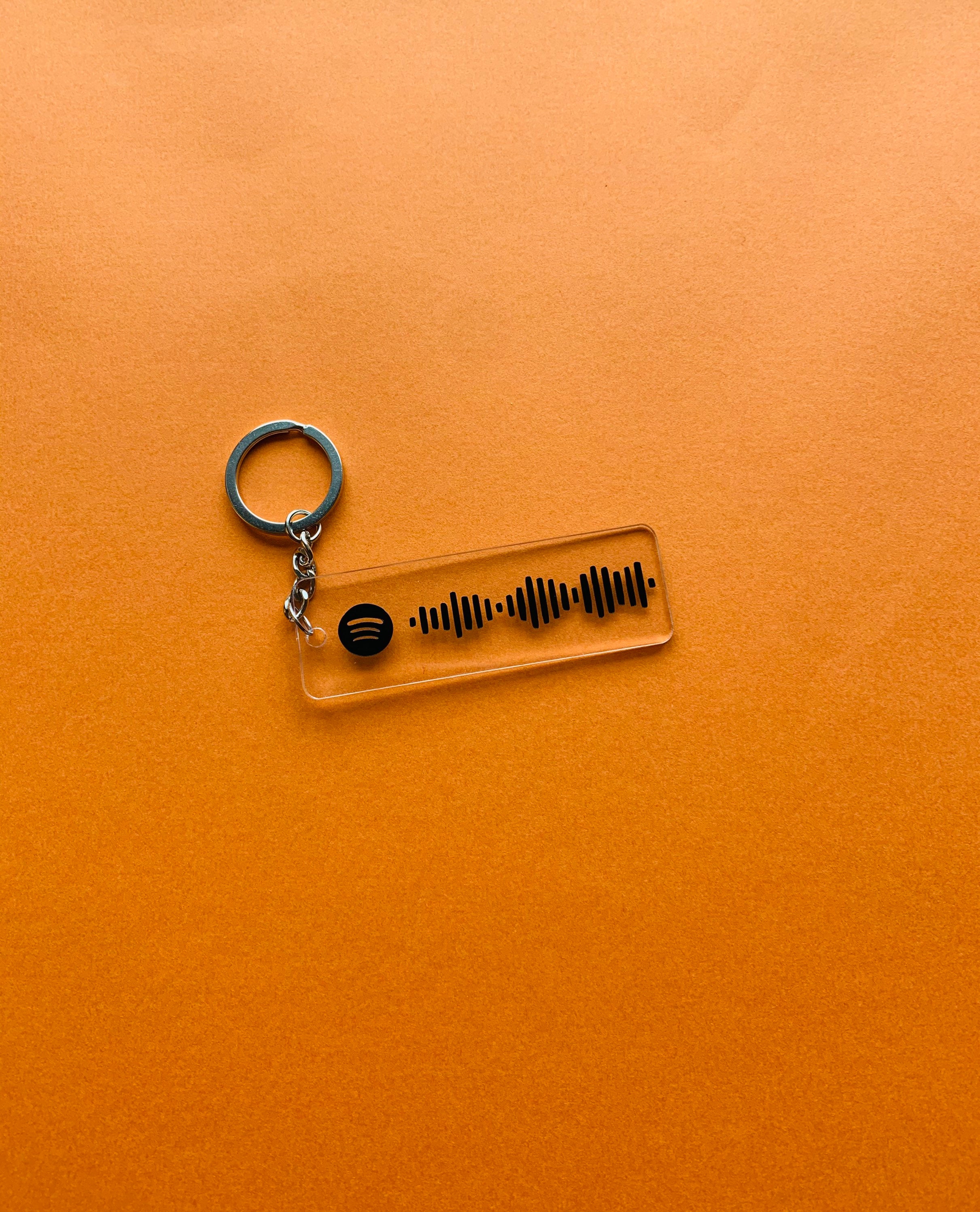 Spotify Keychain Scan ANY song Spotify Glass Accessory Etsy