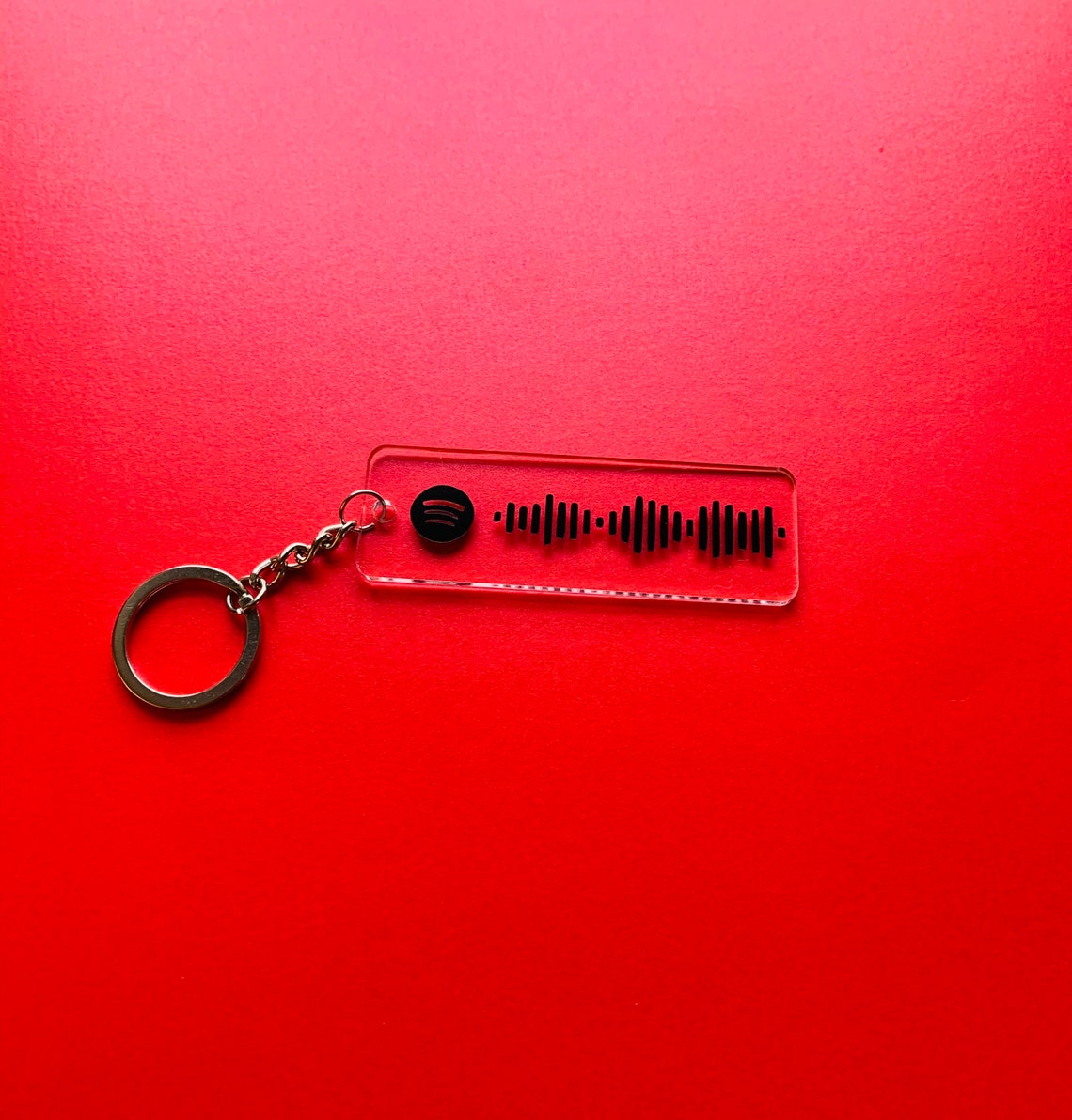 Spotify Keychain Spotify Glass Accessory Acrylic Keychain Etsy