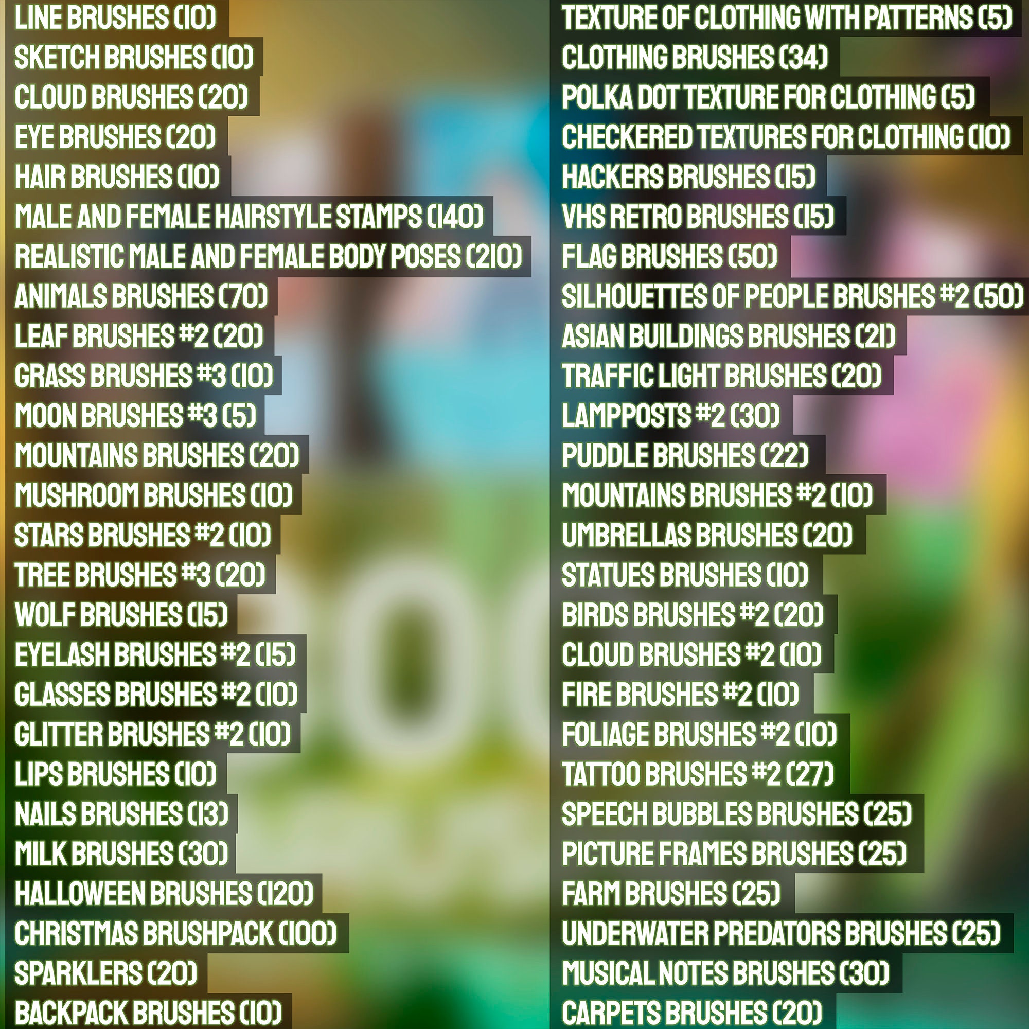 Over 3000+ Procreate Brushes and Textures | My Biggest Pack of Brushes ...