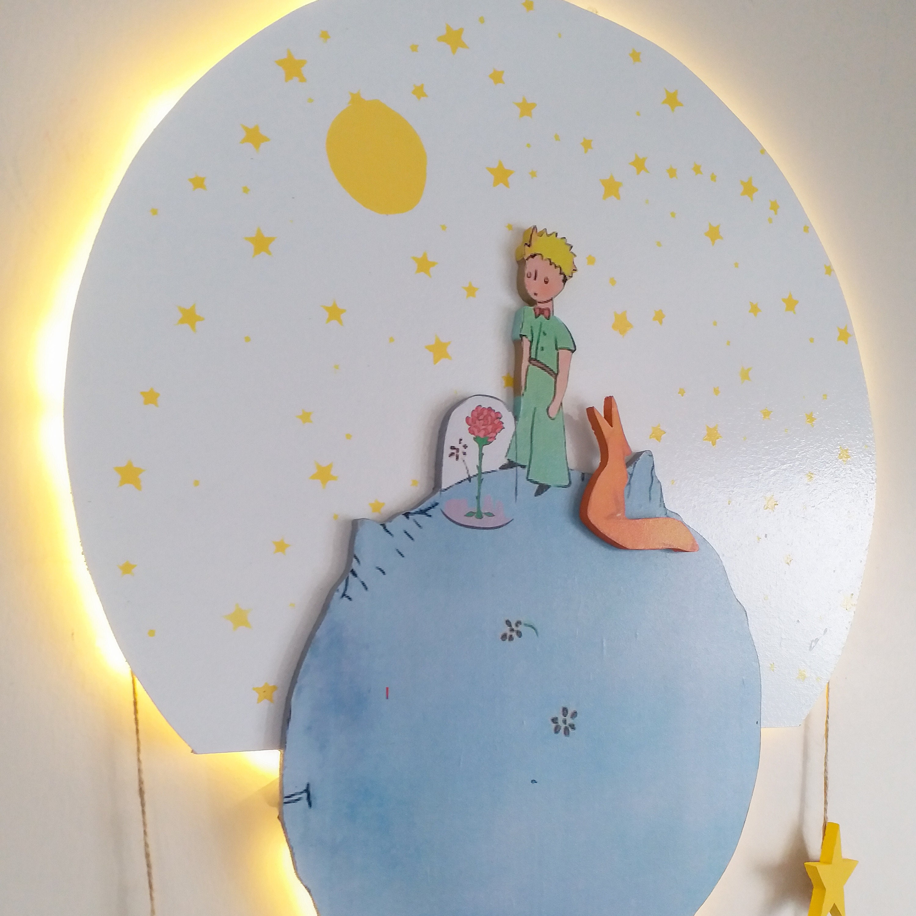 The Little Prince Nursery Wall Wooden Decor / Little Prince  Etsy