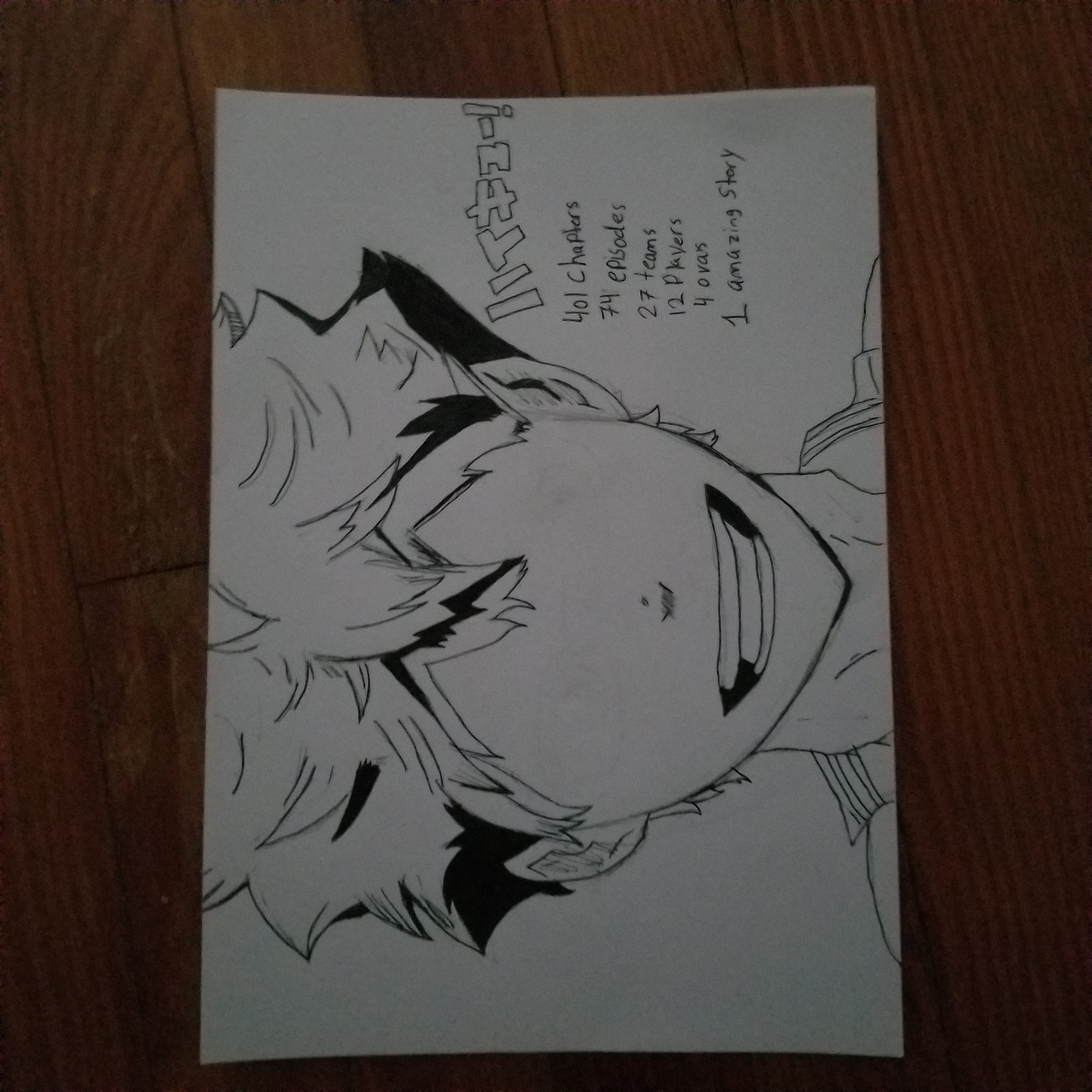 Hinata Shoyo Haikyuu Drawing Etsy
