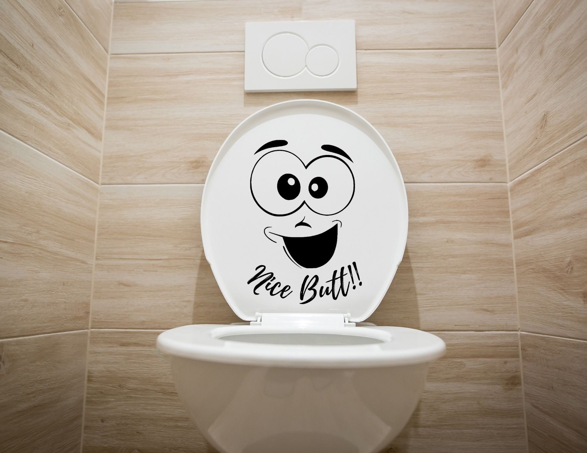 Funny Decals for Toilet, 4 Type Toilet Stickers- Please Seat Yourself-Nice  Butt-Sh*ts About to Go Down-Five Stars Would Poop Here Again-Smiley  Face-Rooster Toilet Stickers for Bathroom, Funny Gift : : Home  Improvement