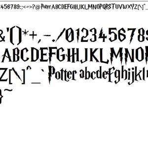 harry potter font cricut dafont harry potter font cricut dafont