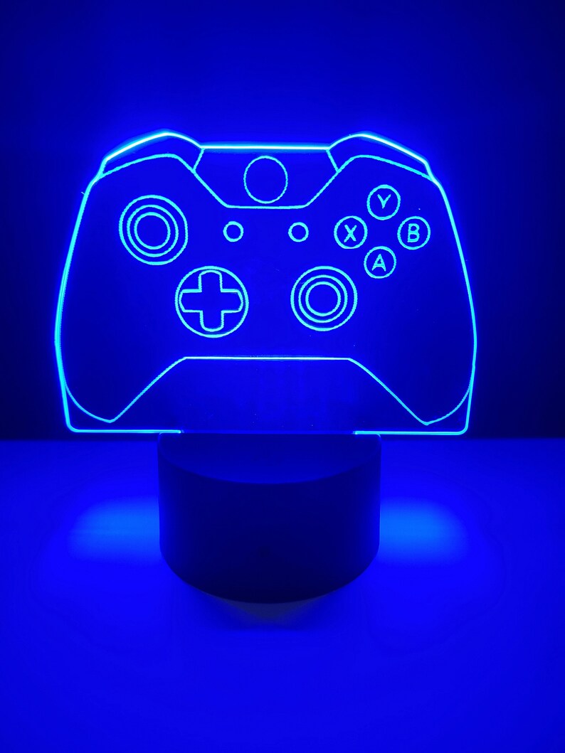 Xbox LED Light Laser Cut and Engraved Xbox Style Controller Etsy
