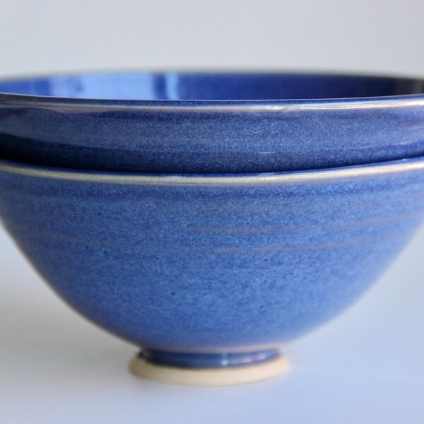 Ceramic Bowl | Handmade | Dark Blue Pottery Bowl | Soup Bowl | Modern Tableware | Indigo Blue Bowl | Bowl | Pasta Bowl | Blue Stoneware Bowl