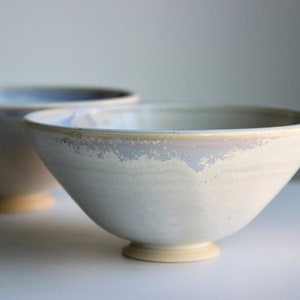 Handmade Multi-Colored Ceramic Bowl Reactive Glaze Stoneware Pottery Bowl Dinnerware Bowls Unique Handmade Bowl Serving Dish image 1