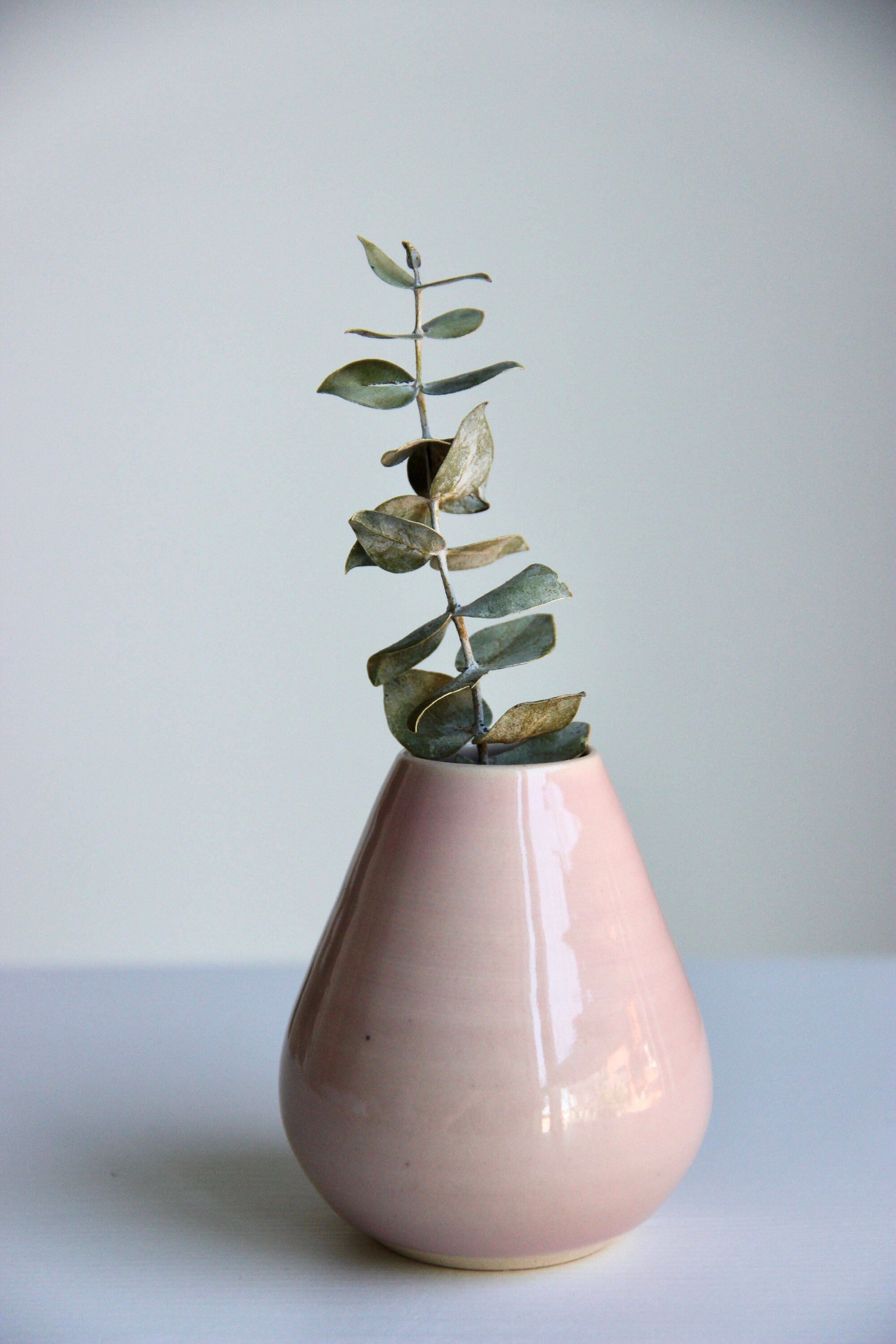 Pink Ceramic Bud Vase Handmade Small Flower Vase Pottery - Etsy