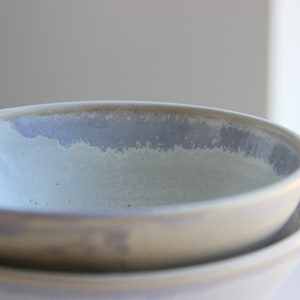 Handmade Multi-Colored Ceramic Bowl Reactive Glaze Stoneware Pottery Bowl Dinnerware Bowls Unique Handmade Bowl Serving Dish image 4