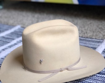 Vtg Stetson Beaver Felt Stampede Hat 