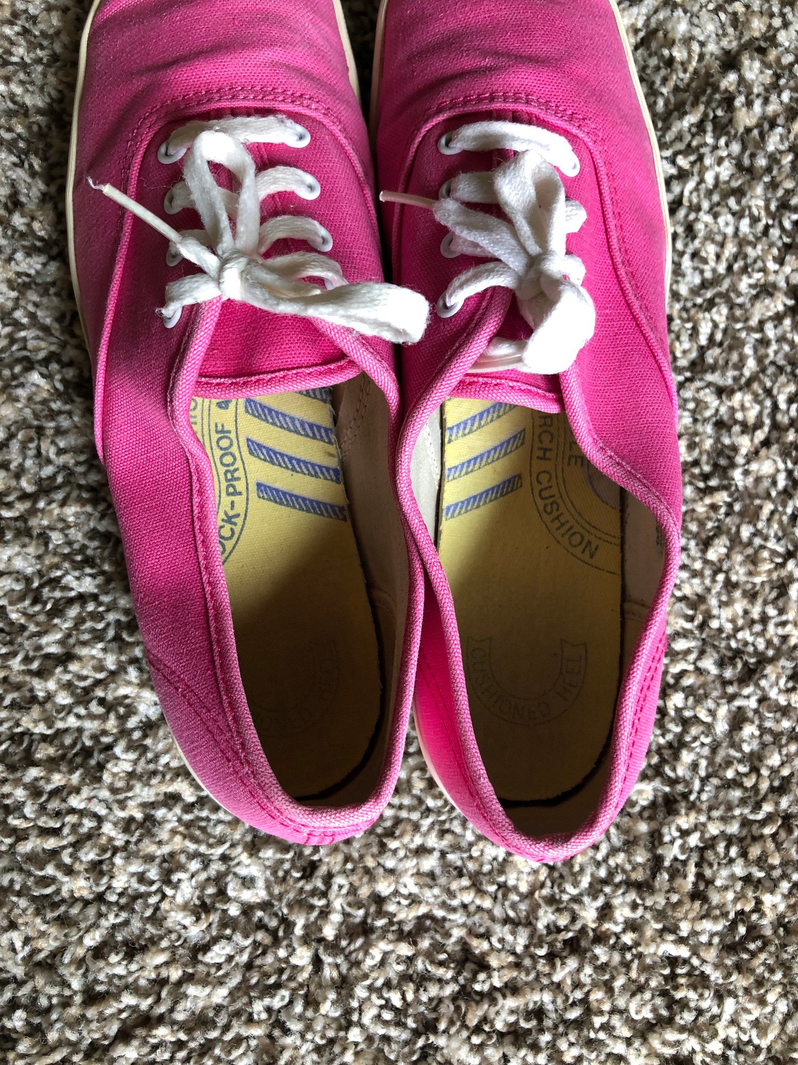 1980s KEDS Bright Pink Vintage KEDS Grandma shoes Preppy in Etsy