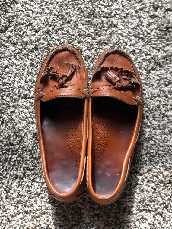 Vintage 90s Leather Dexter's Loafers - Etsy