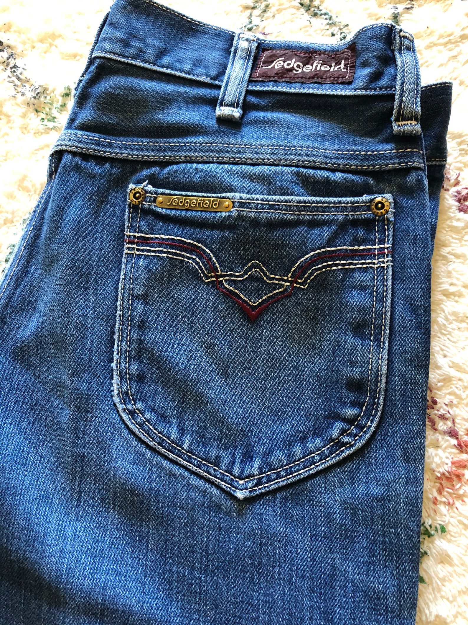 Vintage Sedgefield Jeans Jeans Sedgefield des années 1970 Etsy