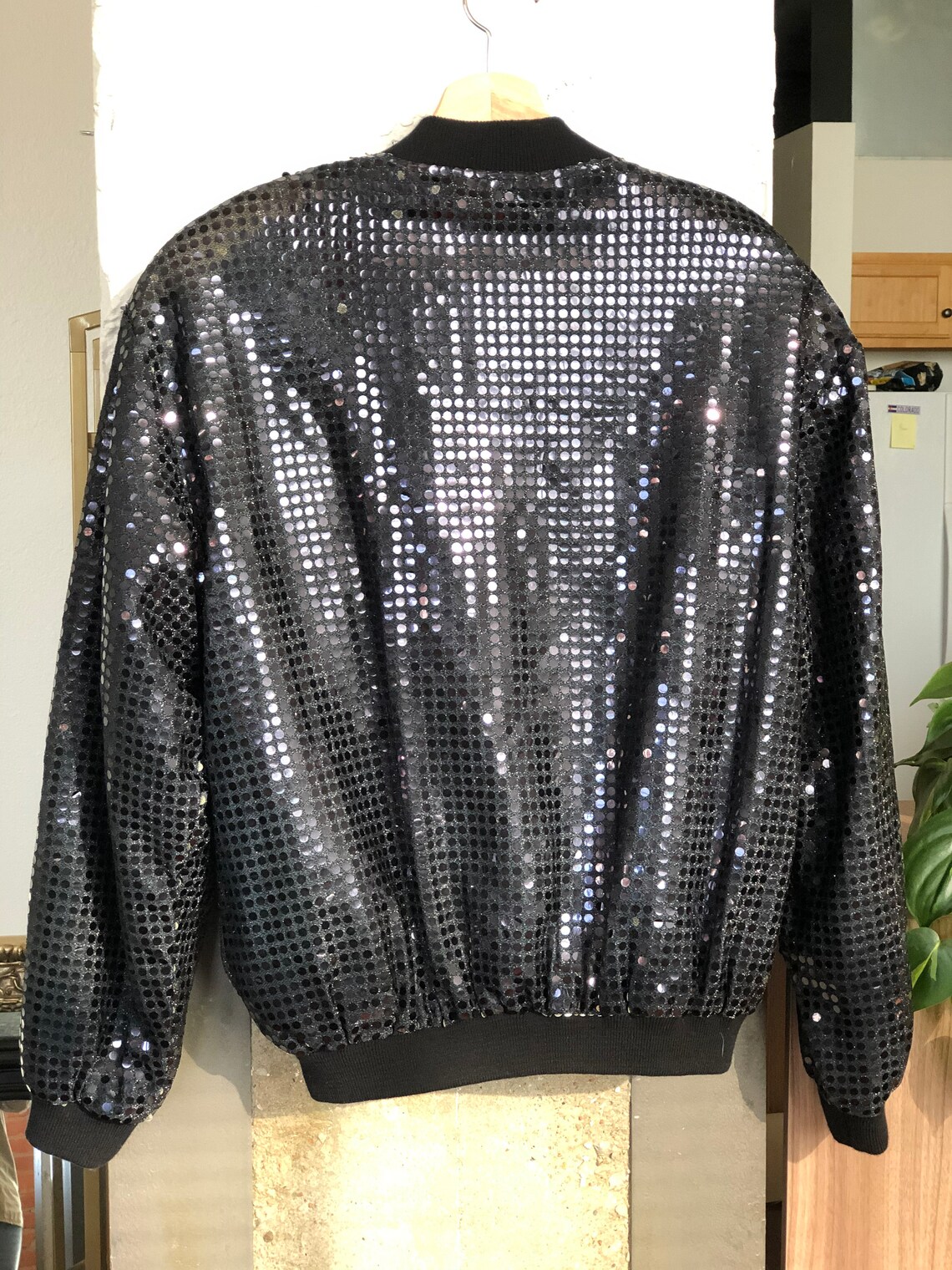 Vintage Disco Jacket Sequin Jacket Studio 54 80's Party Etsy