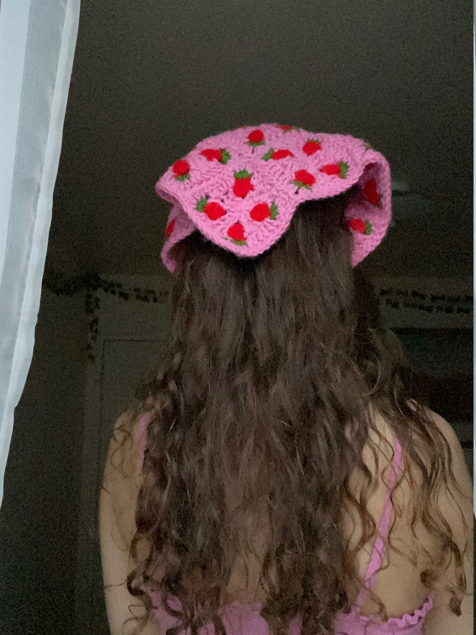 Crochet PATTERN Strawberry Bandana Etsy