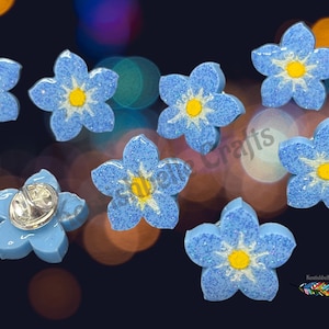 Forget me not pins