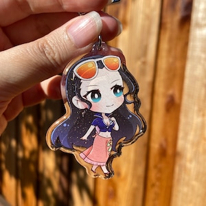 Nico Robin Keychain - Etsy