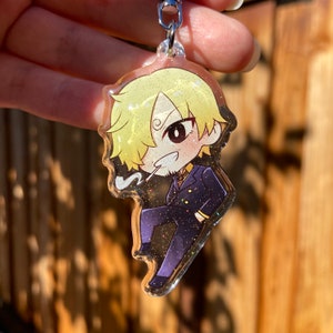 Sanji Glitter Epoxy Acrylic Charm [One Piece]
