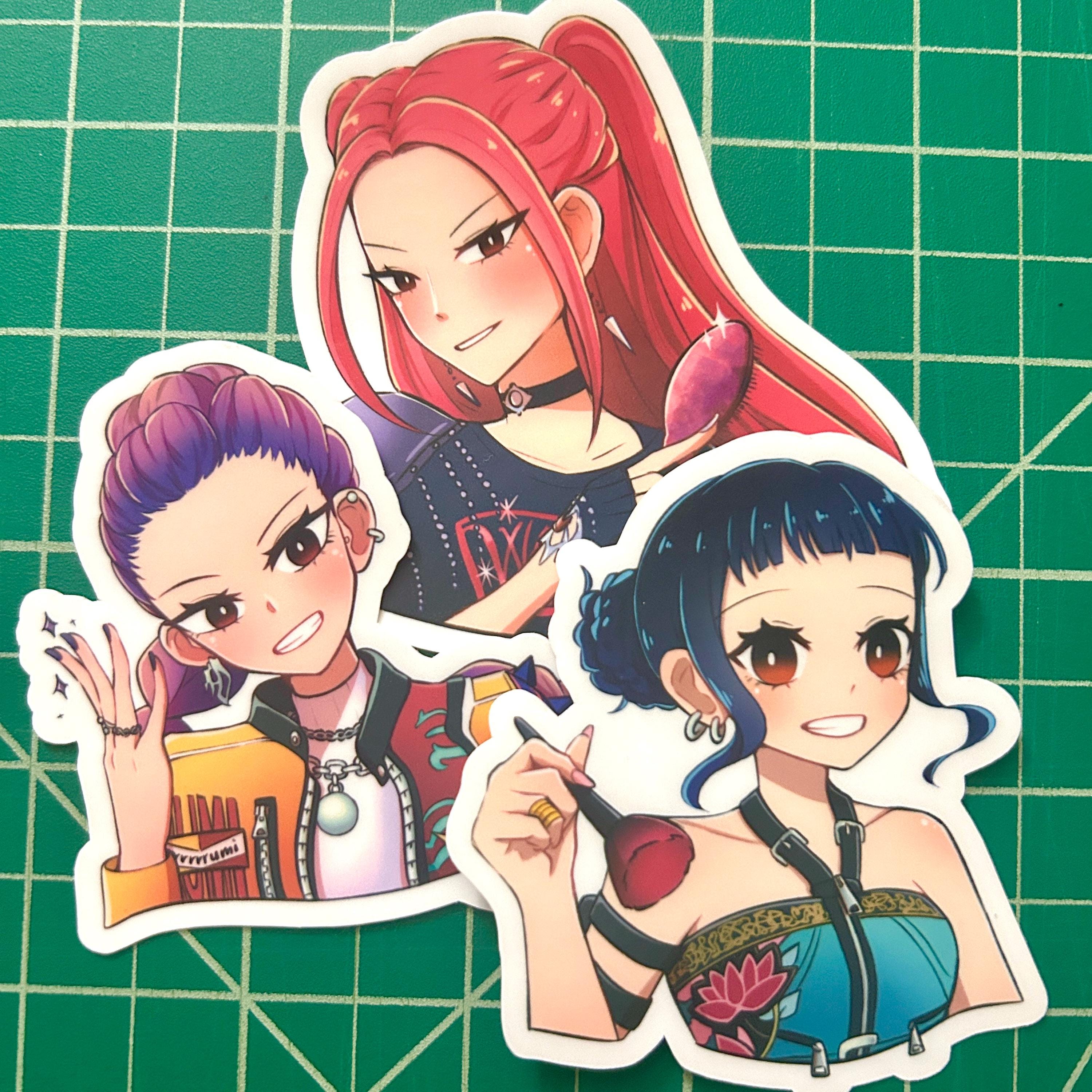 Rumi | Mira | Zoey HUNTR/X Kpop Demon Hunters Stickers - Etsy Rumi | Mira | Zoey HUNTR/X Kpop Demon Hunters Stickers - Etsy