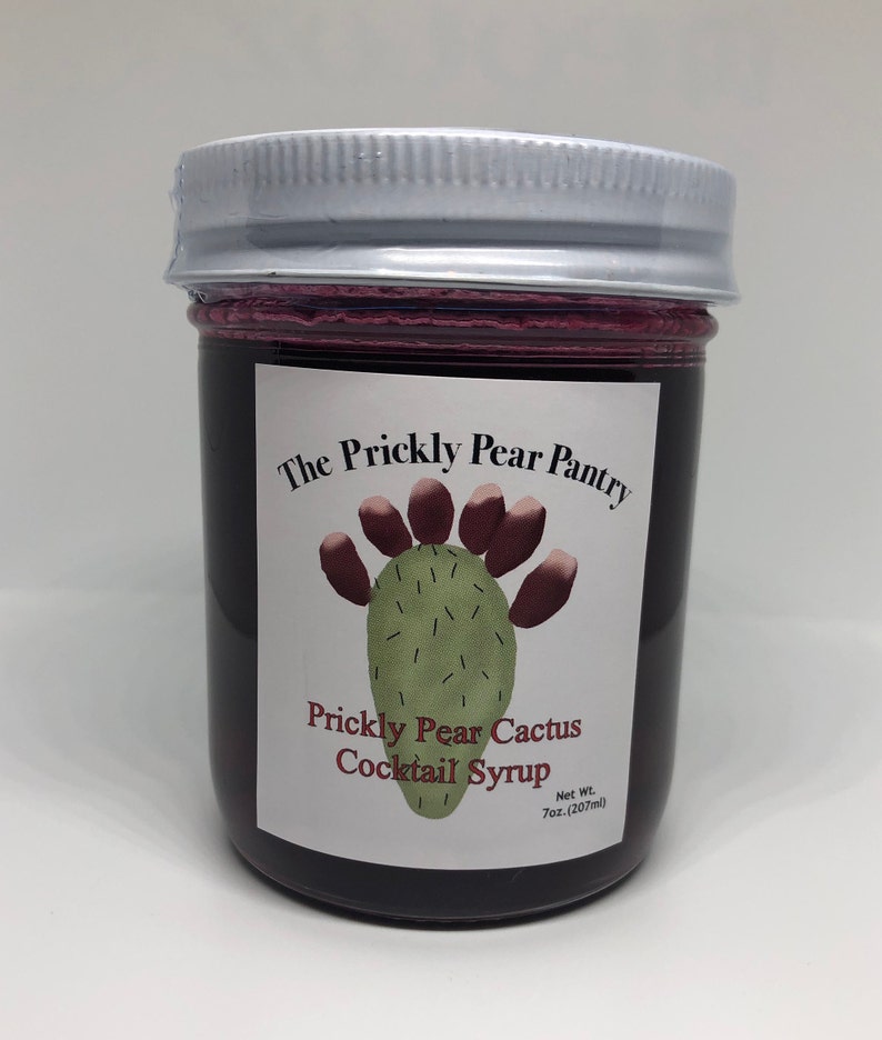Prickly Pear Cocktail Syrup Wild Harvested 8 Oz Jar From the Etsy
