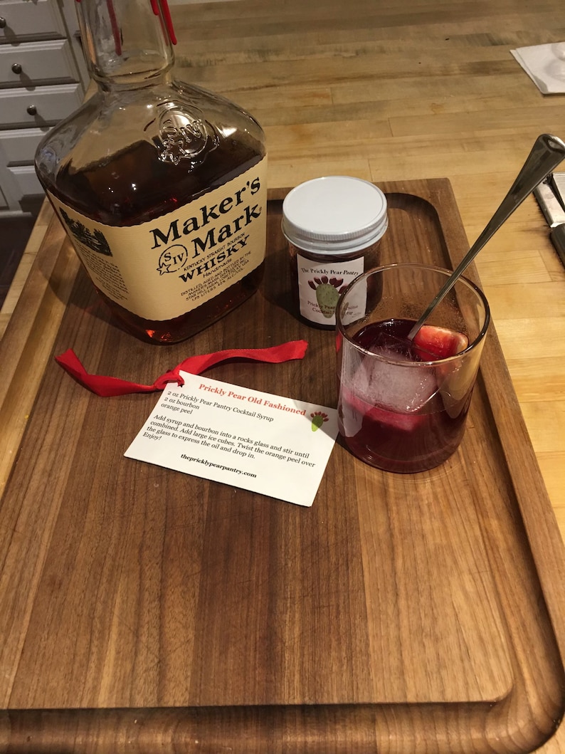 Prickly Pear Cocktail Syrup Wild Harvested 8 Oz Jar From the Etsy