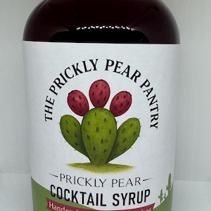 Wild Harvested Prickly Pear Cocktail Syrup (32 oz)