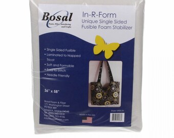 495s-36 In-R-Form Einseitiger Fusible Foam Stabilizer Off White 58in x 36in