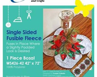 WS426B-42 Single Sided Fusible For Christmas Magic Table Set 45in x 72in - Bosal