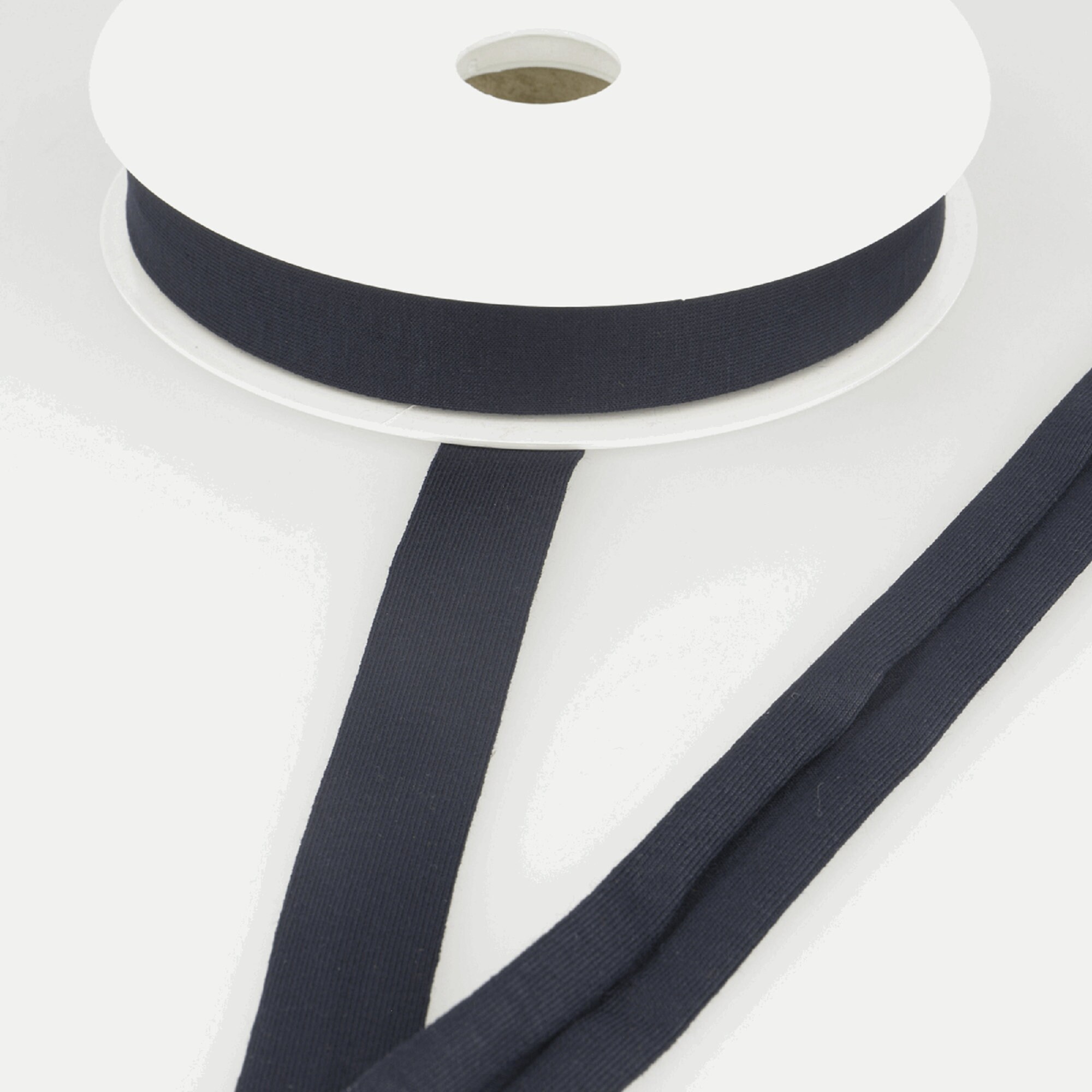 Jersey Stretch Bias Binding 20mm x 50cm Blue / Black Etsy