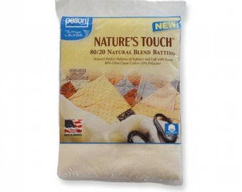 EB-45 Pellon Natures Touch mélange naturel 80/20 en molleton pour lit de bébé 45 po x 60 po - Pellon