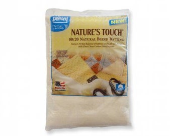 EB-7290 Pellon Natures Touch mélange naturel 80/20 ouate, double 72 po. x 90 po. - Pellon