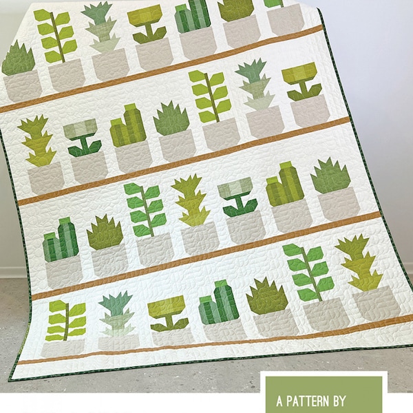 Greenhouse - Plant Sampler Quilt Pattern by Elizabeth Hartman