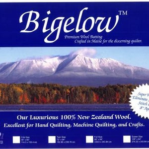 W803B Bigelow 100% Wool Batting 90in x 94in - Bosal