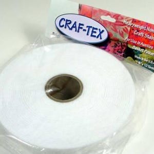 Sew-in Non-Woven Heavyweight Craf-tex 1-3/4in x 10yd Craft Strips Sew-in Non-Woven Heavyweight Craf-tex 1-3/4in x 10yd Craft Strips