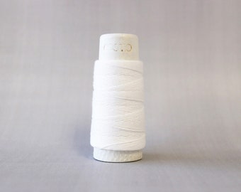 Cosmo Hidamari Sashiko Solid Thread 30 Meters - Snow White