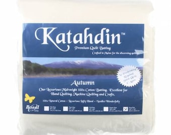 230B-WHT Katahdin Premium 100% Cotton Batting 4oz 120in x 120in - Bosal