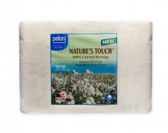 NCP-120 Rembourrage Pellon Natures Touch 100 % coton naturel, très grand 120 x 120 po - Pellon