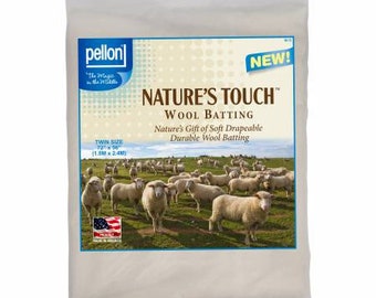 W-72 Pellon Natures Touch battuta in lana doppia 72 pollici x 90 pollici – Pellon