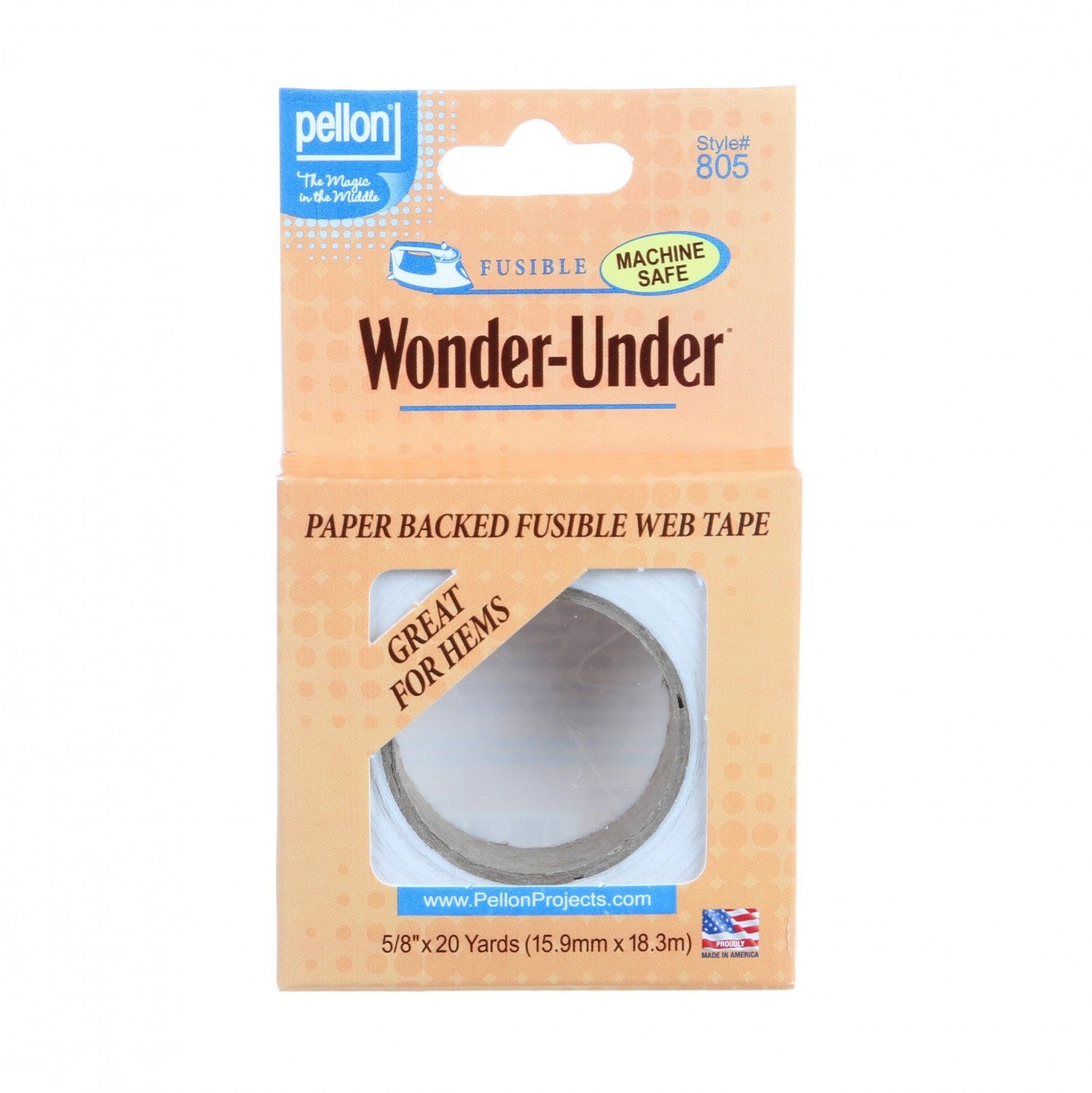  Pellon 805 Wonder Under, Fusible Web Fabric, Clear 17 by The  Bolt