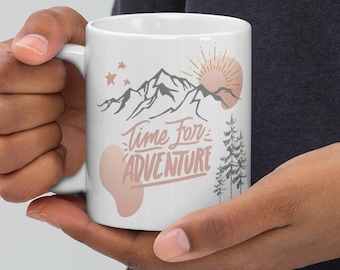 Hora de aventura Taza de cerámica